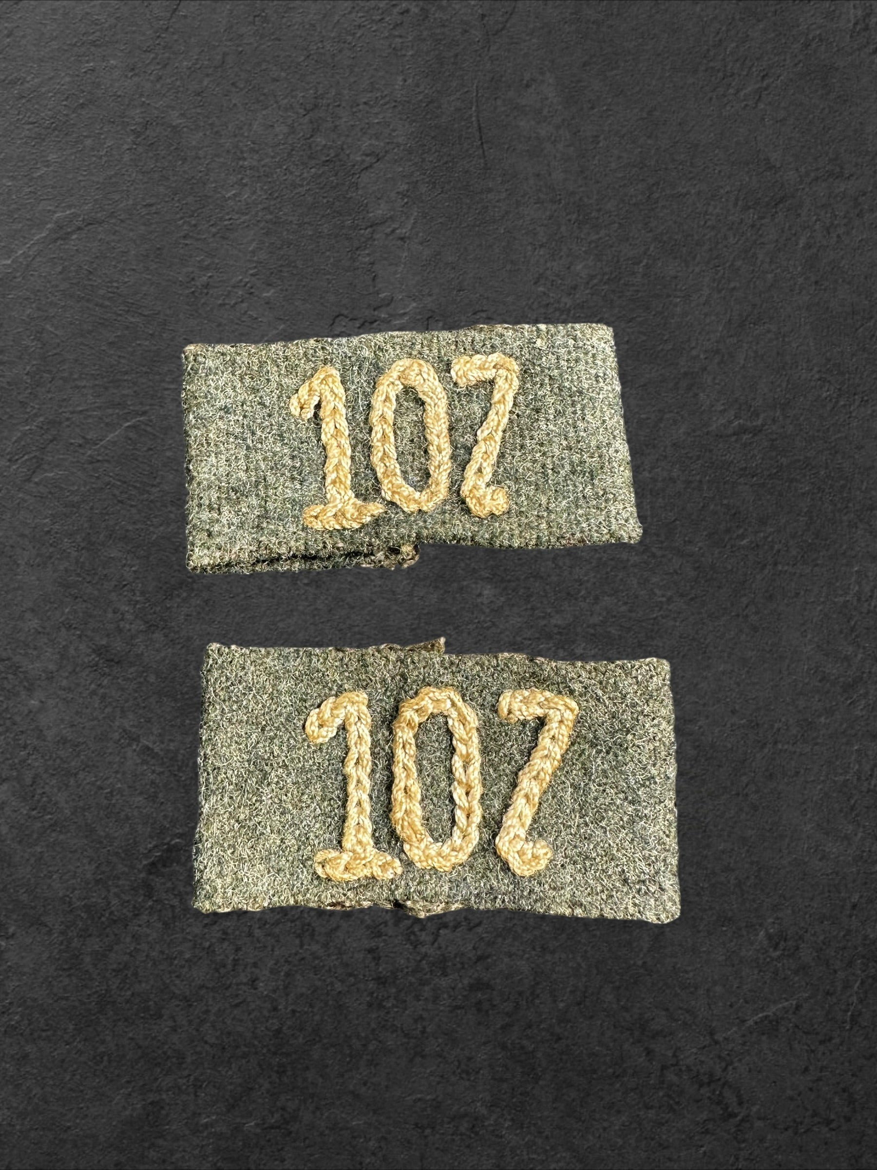 Überschübe des Infanterie-Regiment 107