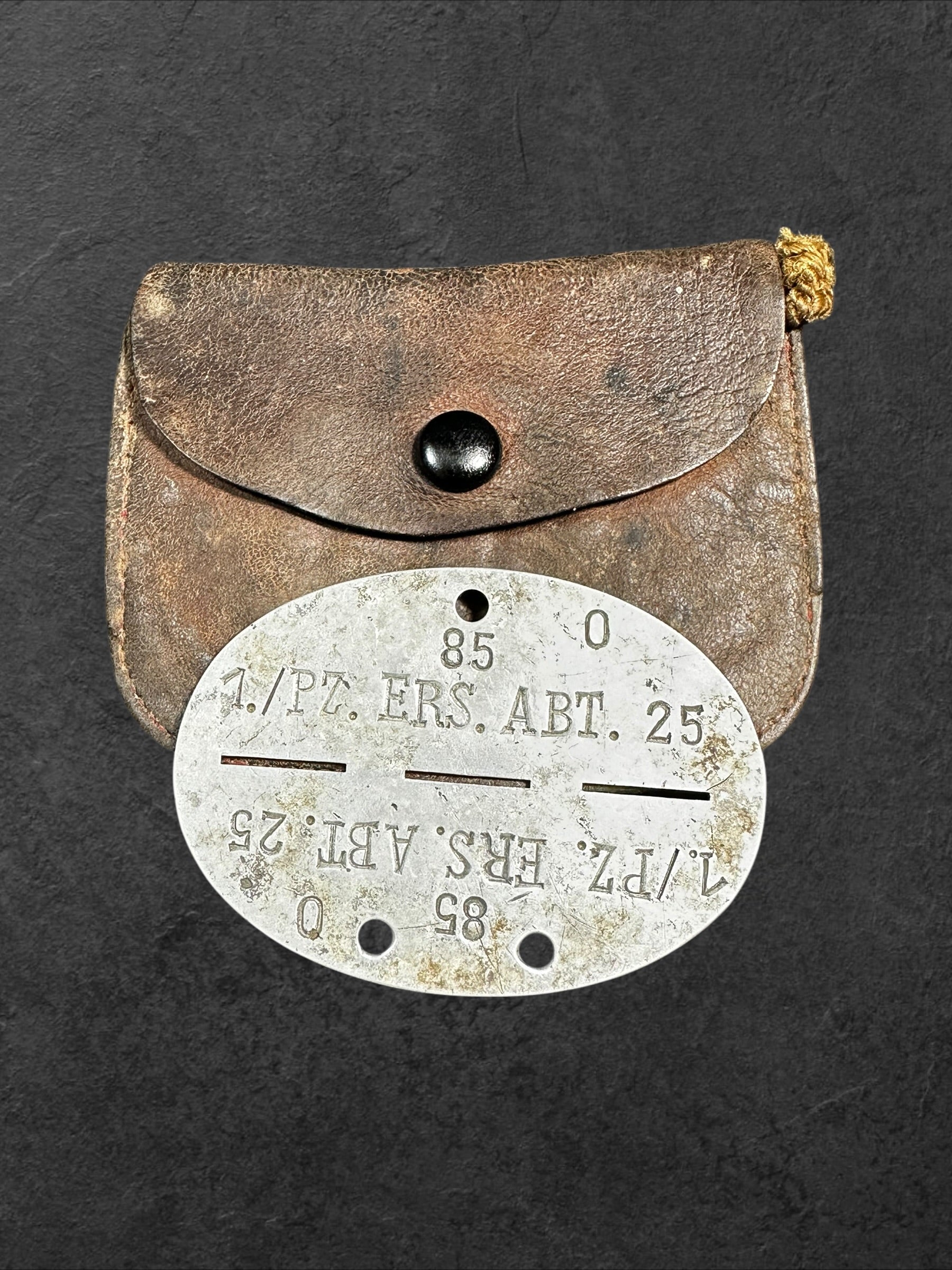 Erkennungsmarke der 1.Pz. Ers.Abt. 25