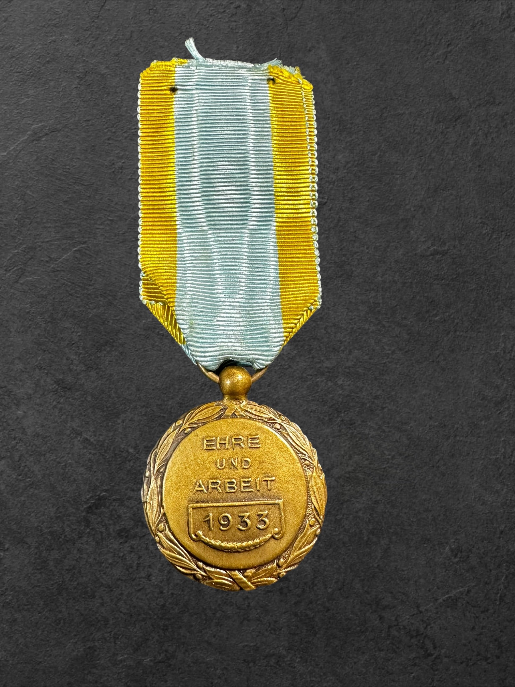 Frankreich Medaille der Saar-Minen Ehre und Arbeit 1933