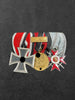 3er Ordensspange mit Eisernen Kreuz 2.Klasse, Anschlussmedaille und Tapferkeitsauszeichnung Bulgarien