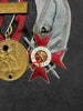 3er Ordensspange mit Eisernen Kreuz 2.Klasse, Anschlussmedaille und Tapferkeitsauszeichnung Bulgarien