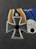4er Ordensspange mit Eisernen Kreuz 2.Klasse, Anschlussmedaillen und Dienstauszeichnung