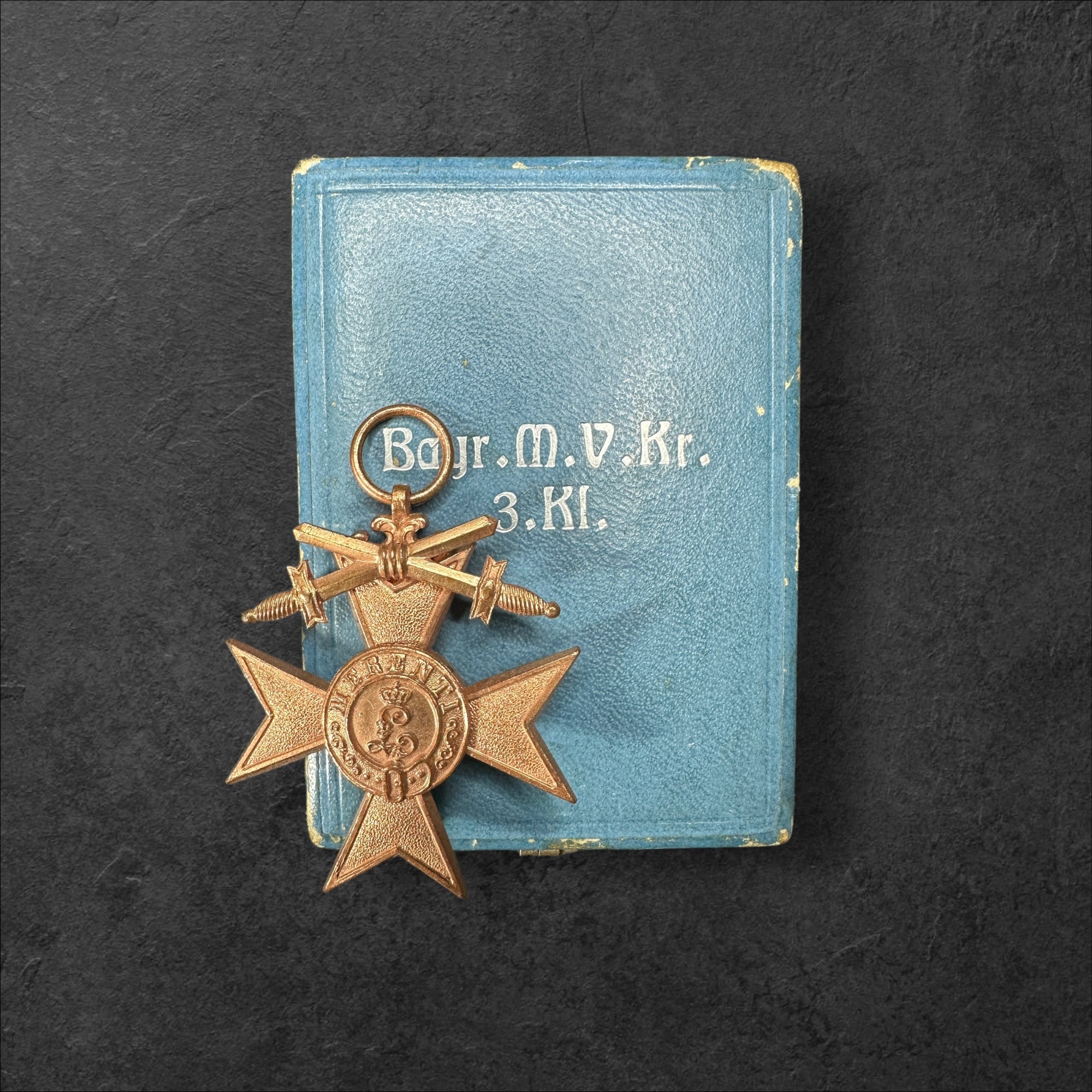 Bayrisches Militär Verdienstkreuz 3. Klasse im Etui