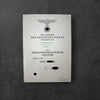 Verleihungsurkunde Kriegsverdienstkreuz 2.Klasse