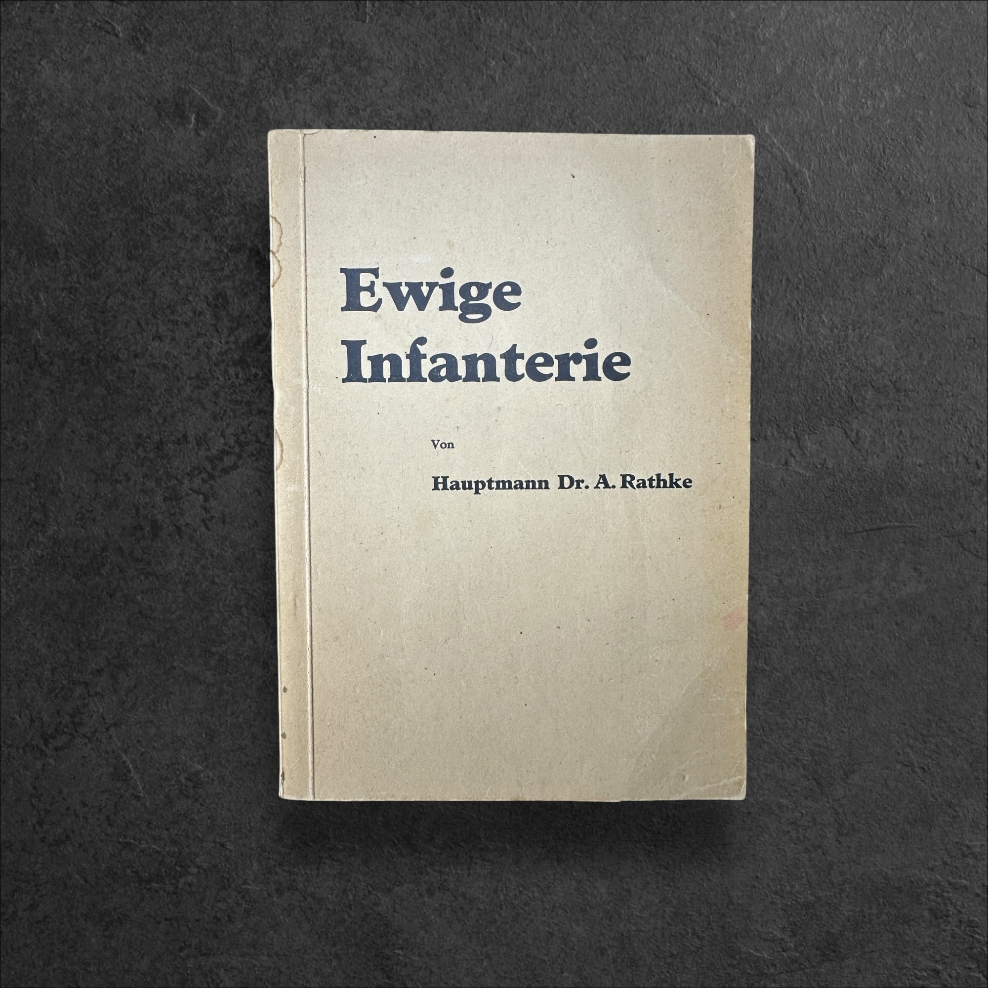 Buch "Ewige Infanterie"