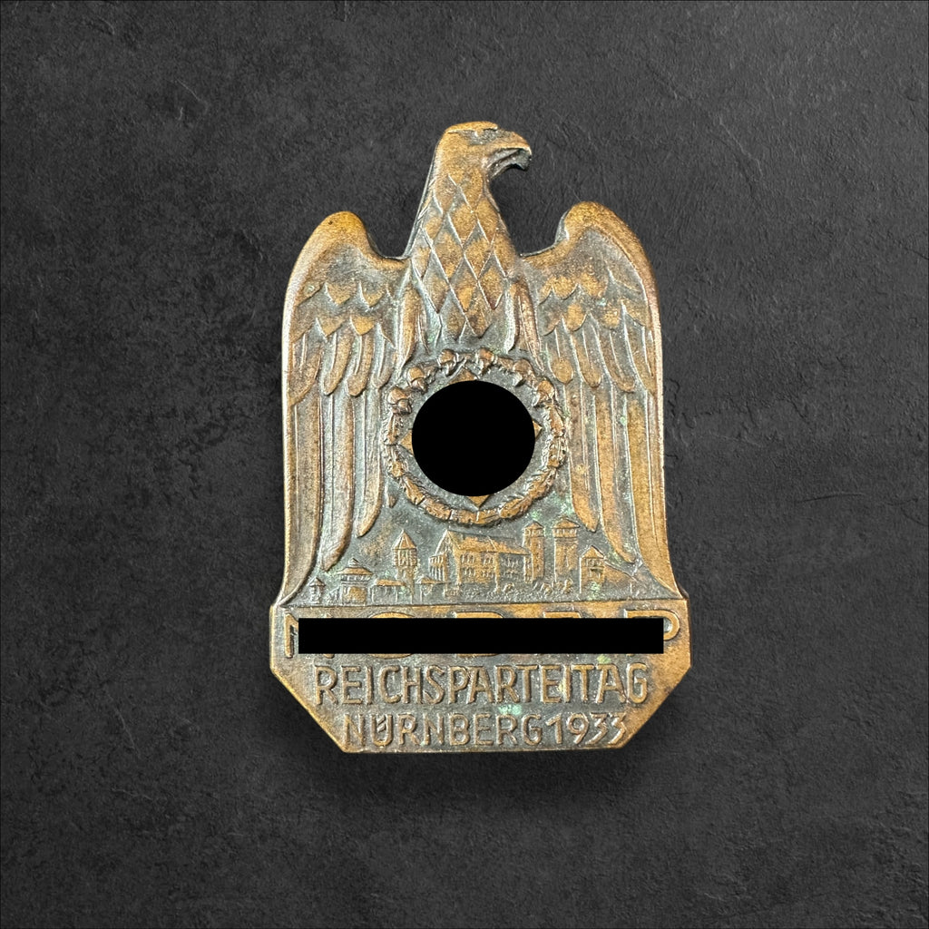 NSDAP 1933 Abzeichen Reichsparteitag In Nürnberg