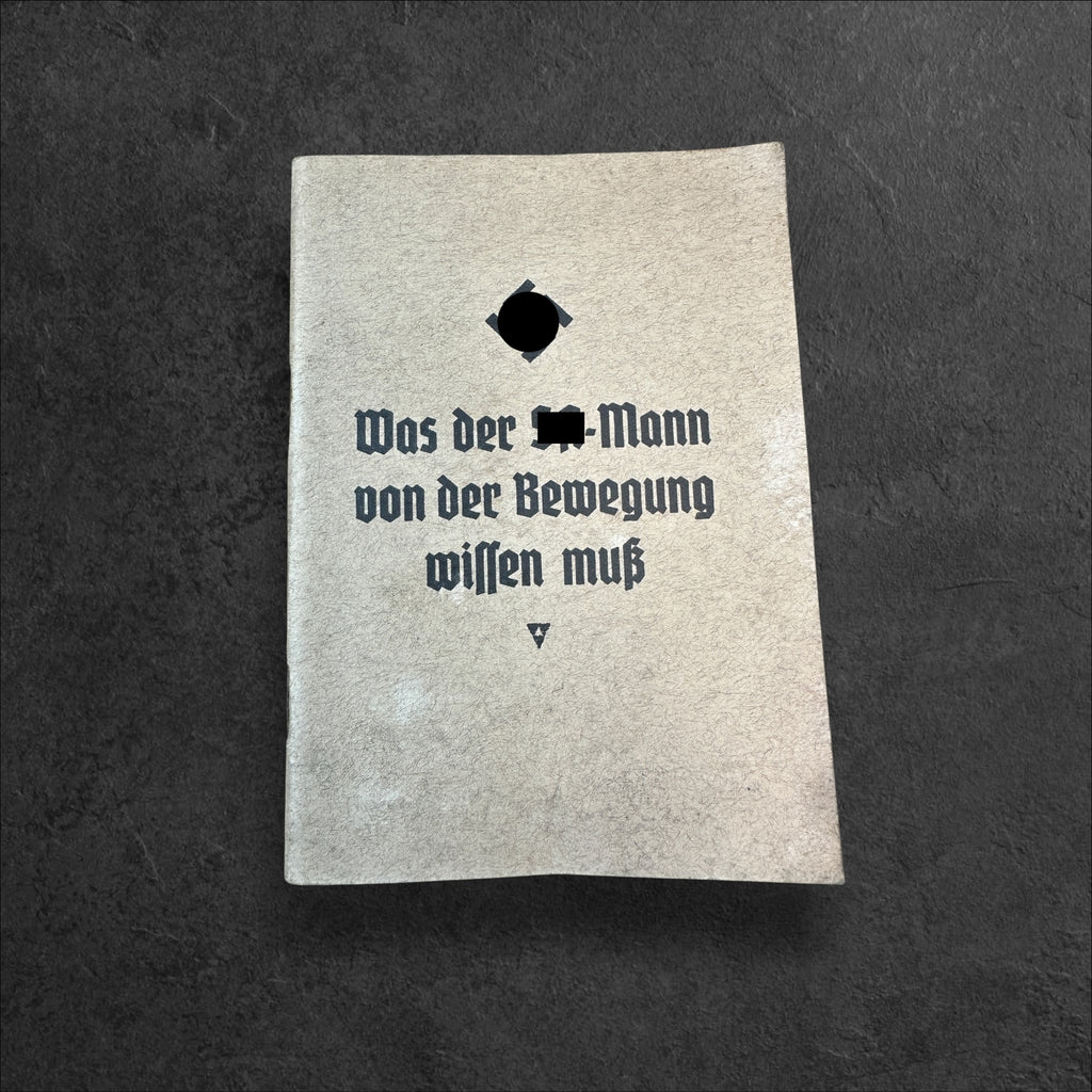 Heft "Was der SA-Mann von der Bewegung wissen muss"