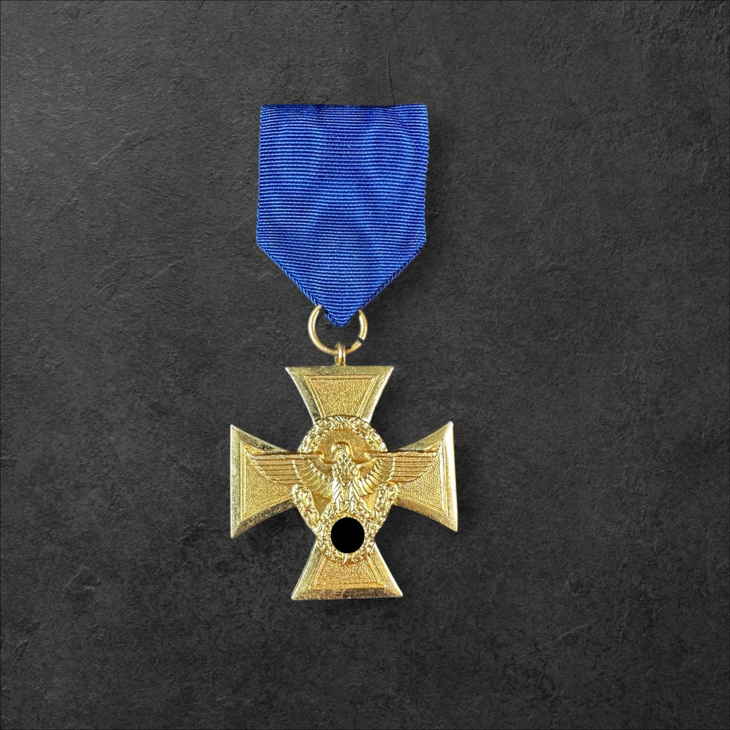 Polizei Dienstauszeichnung in gold für 25 Jahre