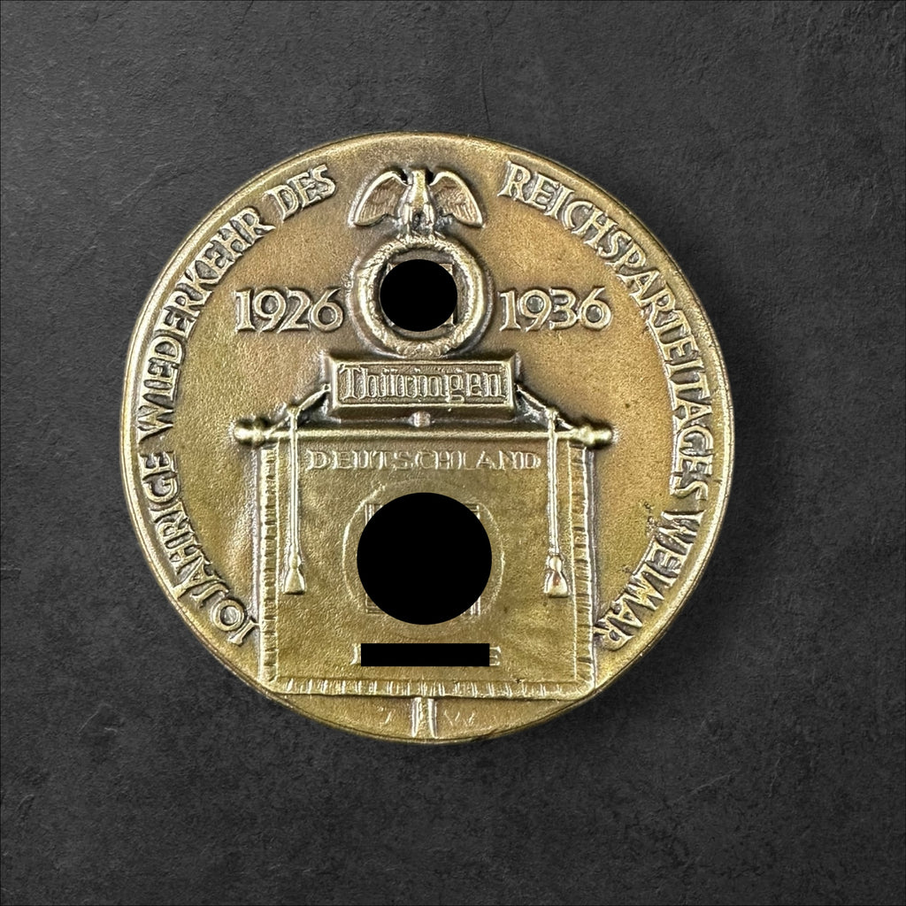 Erinnerungsabzeichen Reichsparteitag Weimar 1926/1936