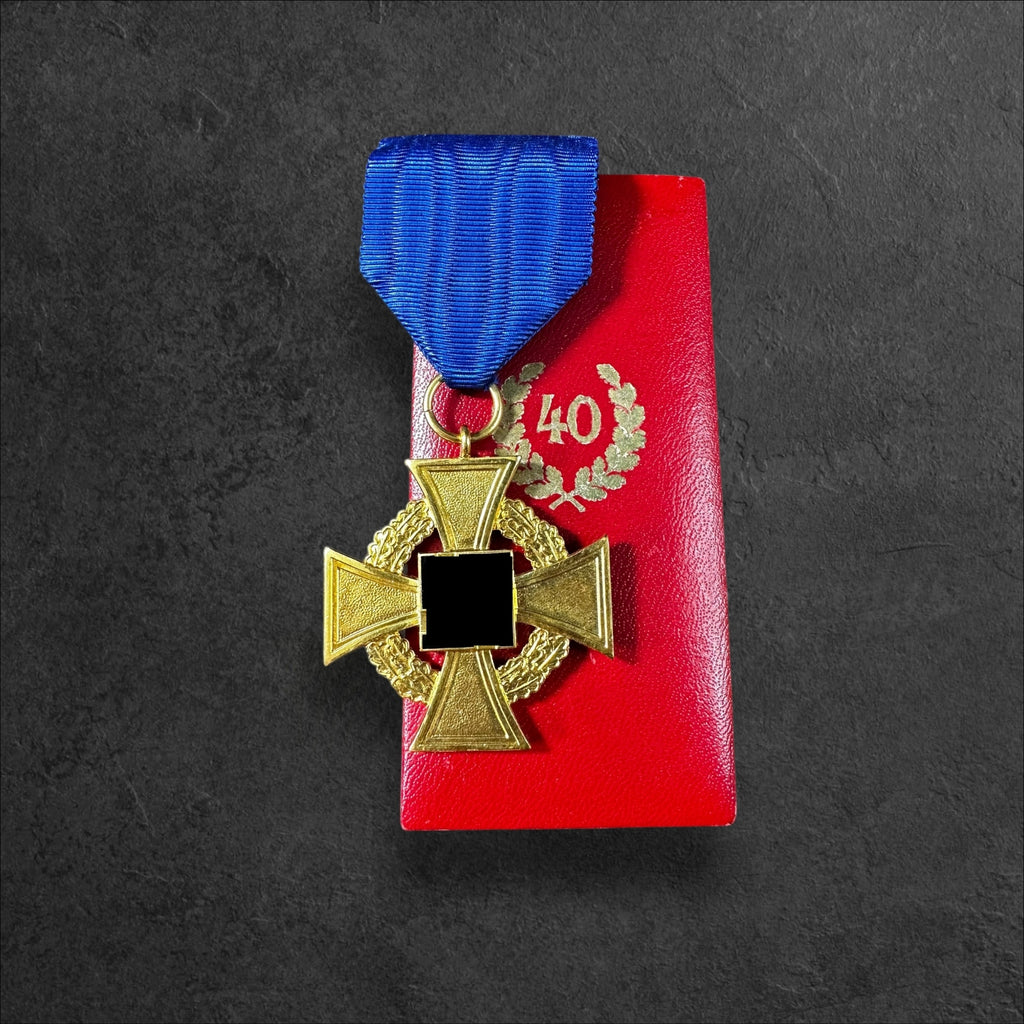 Treuedienst-Ehrenzeichen 1.Stufe für 40 Jahre 1938 im Etui