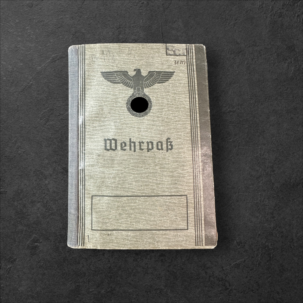 Wehrpass des Obergefreiten Wilhelm Schumacher