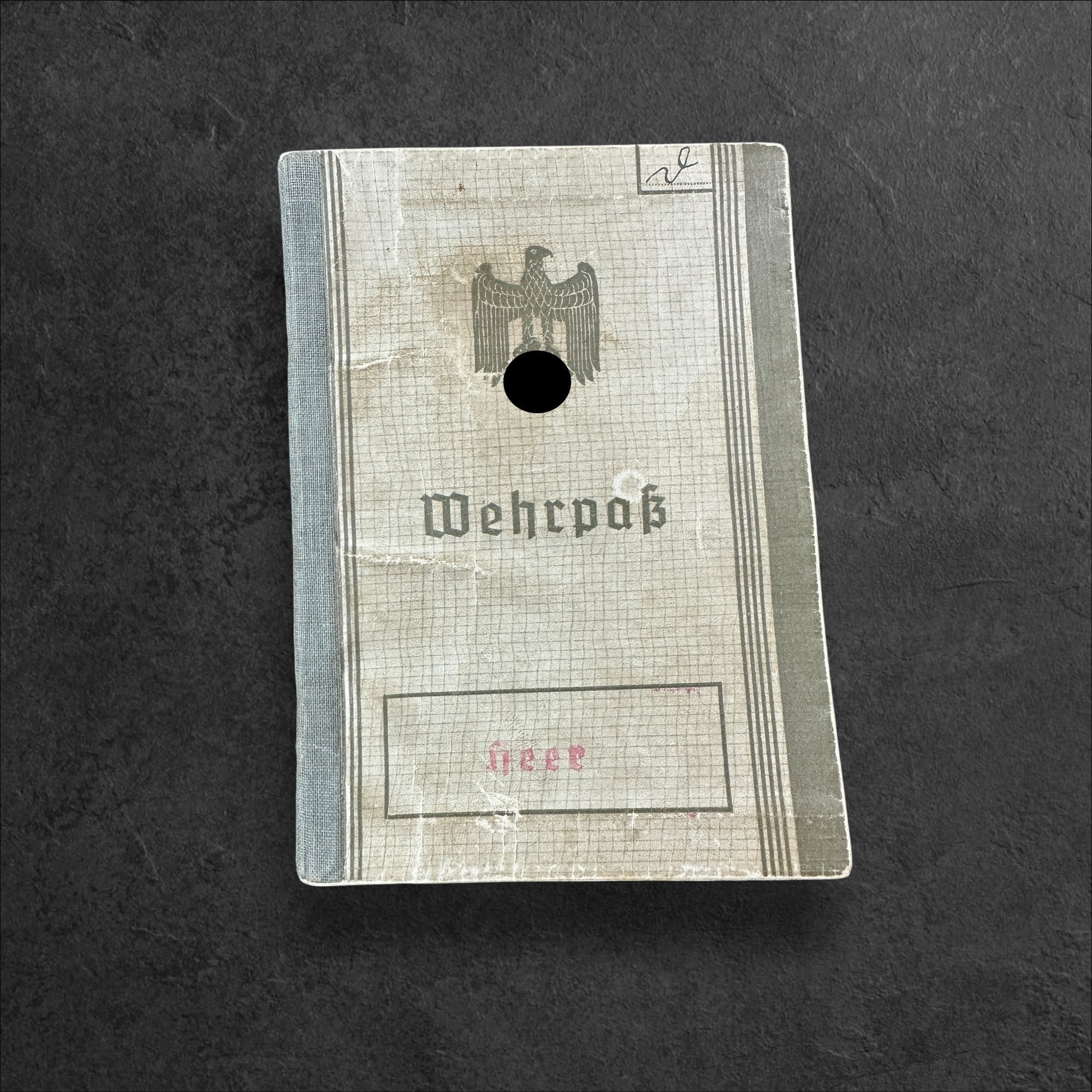 Wehrpass des Unteroffiziers Hans Dietz, 3./Pz. Jg. Abt. 152