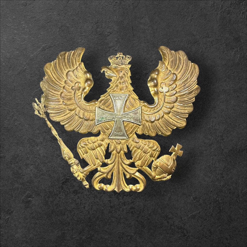 Helmwappen für preussische Offiziere der Landwehr