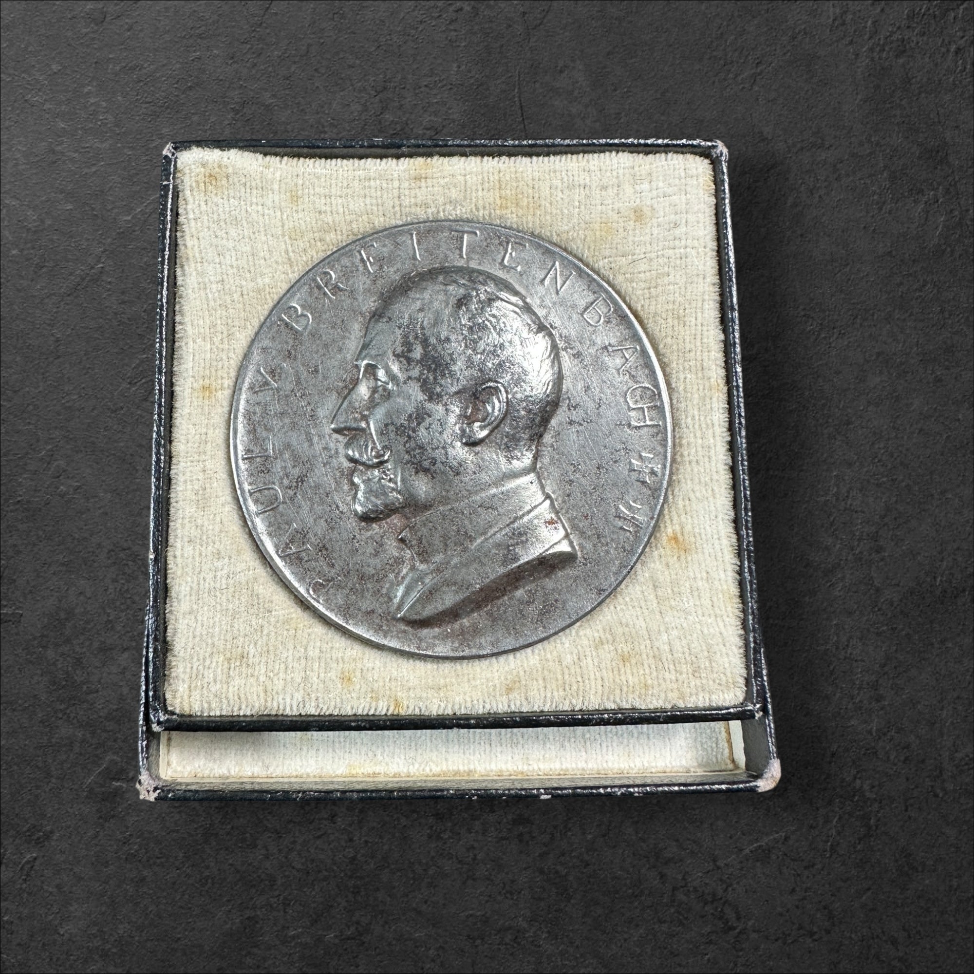 Paul Breitenbach Medaille im Etui