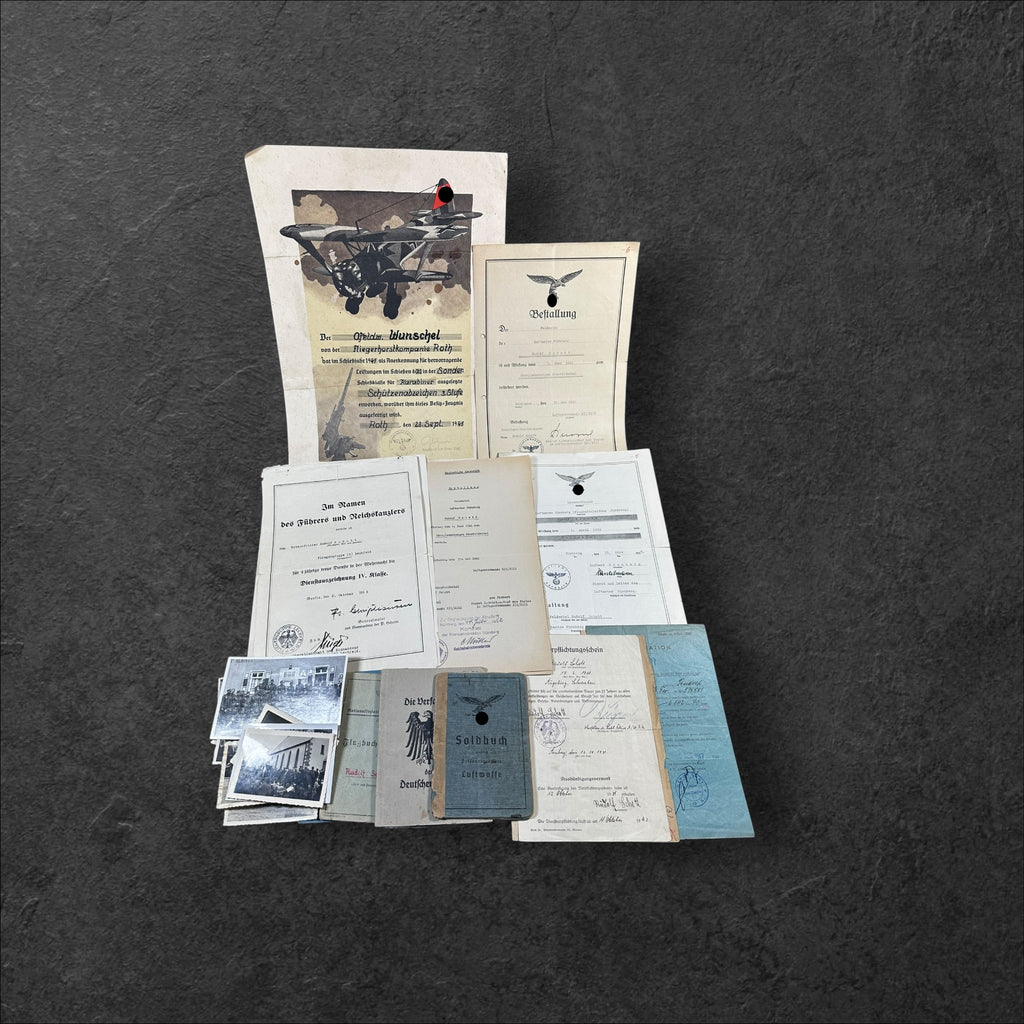 Nachlass des Oberfeldwebel Rudolf Schott