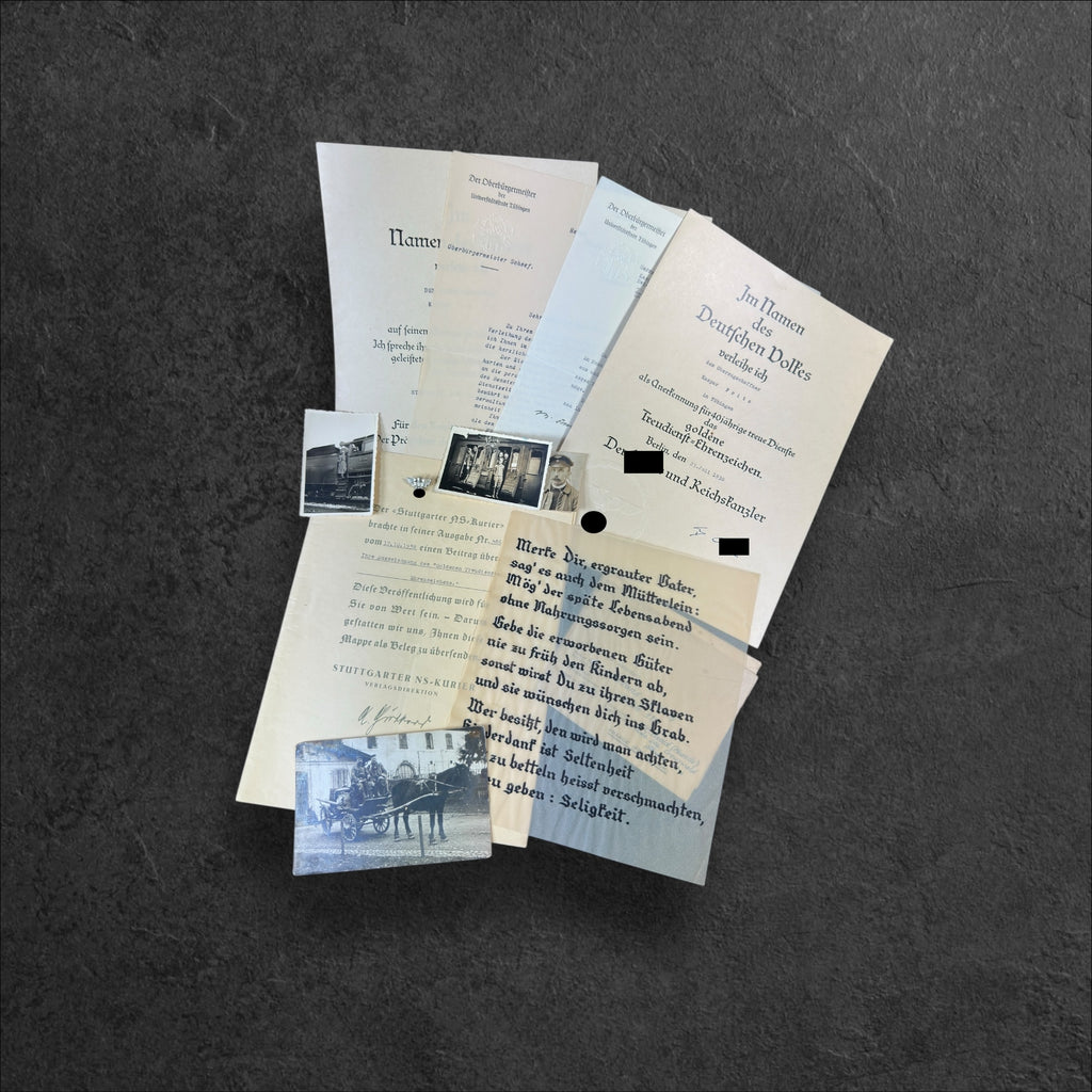 Nachlass der Oberzugsschaffner Kaspar Fritz