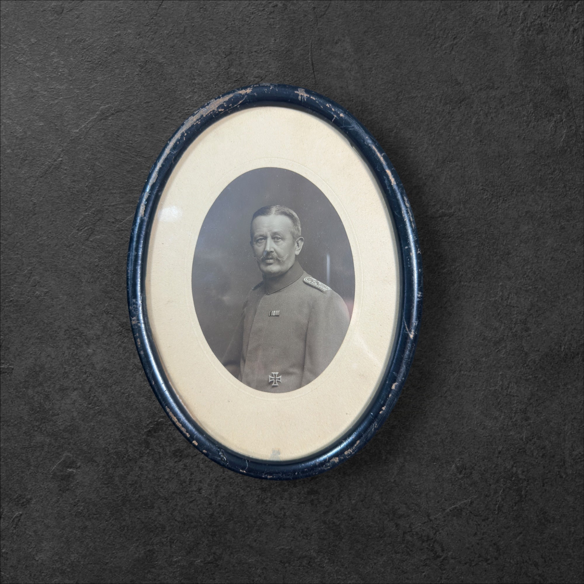 Photographie Offizier der Artillerie mit EK1