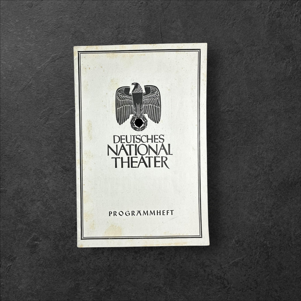 Programmheft des Deutschen Nationaltheater