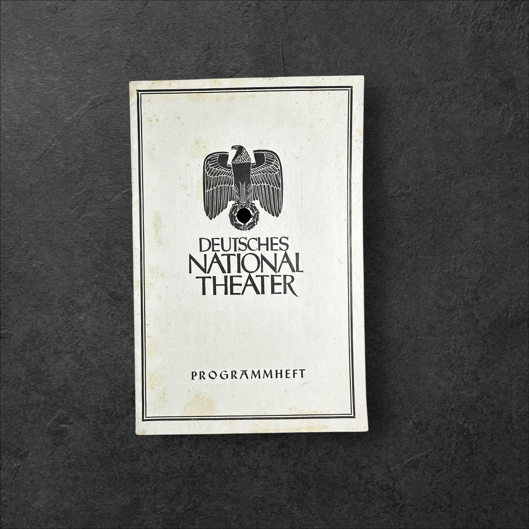 Programmheft des Deutschen Nationaltheater