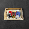 3er Ordensspange mit Eisernen Kreuz 2.Klasse, Anschlussmedaille und Dienstauszeichnung