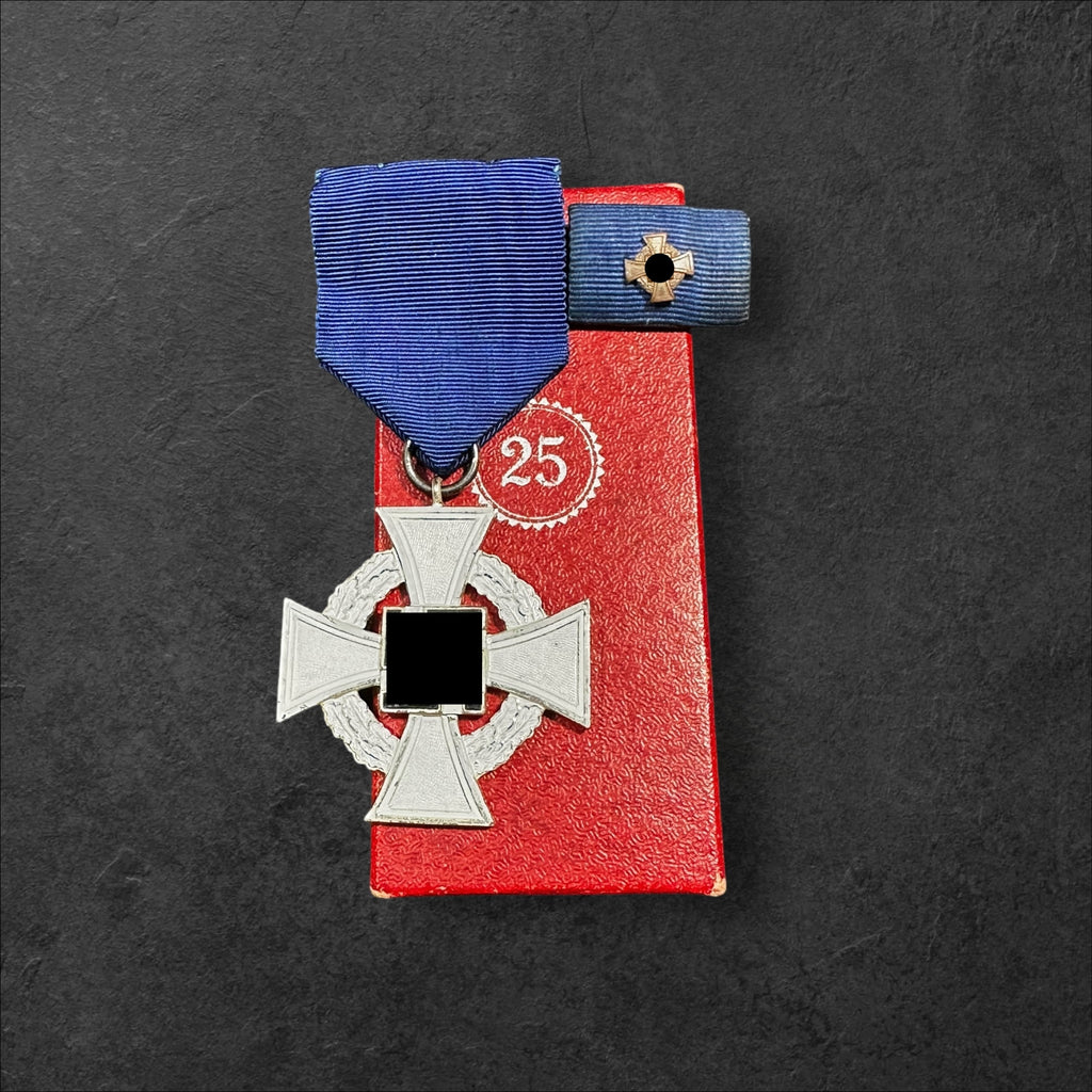 Treuedienst-Ehrenzeichen 2.Stufe für 25 Jahre 1938 im Etui