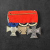 3er Ordensspange mit Eisernen Kreuz 2.Klasse 1914, Frontkämpferehrenkreuz und Polizei Dienstauszeichnung