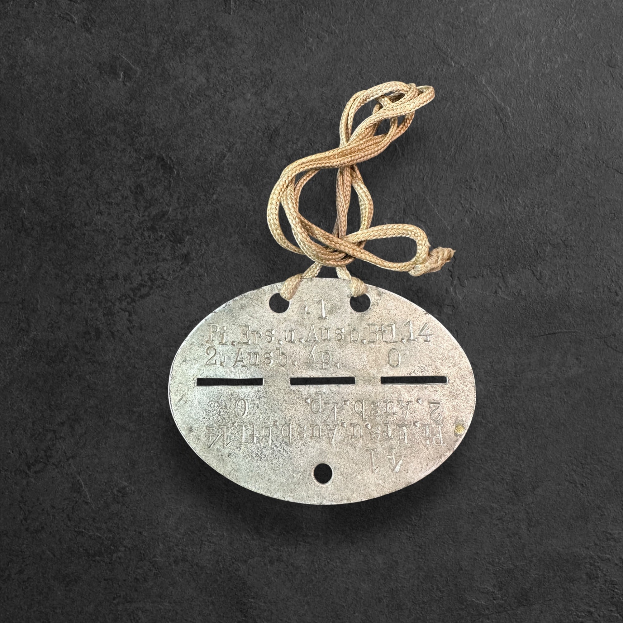 Erkennungsmarke Pi. Ers. Btl.14
