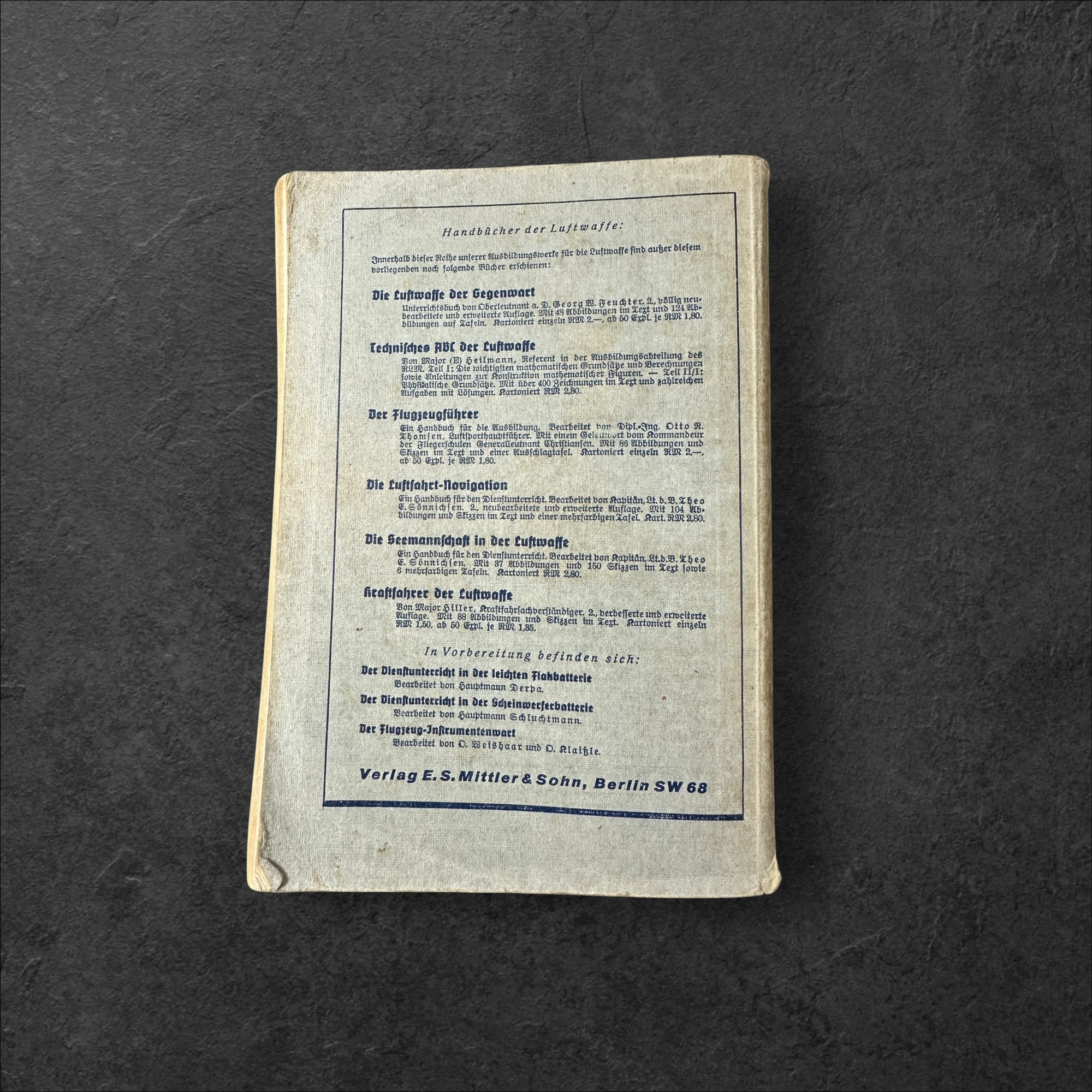 Buch "Der Dienstunterricht in der Luftwaffe"
