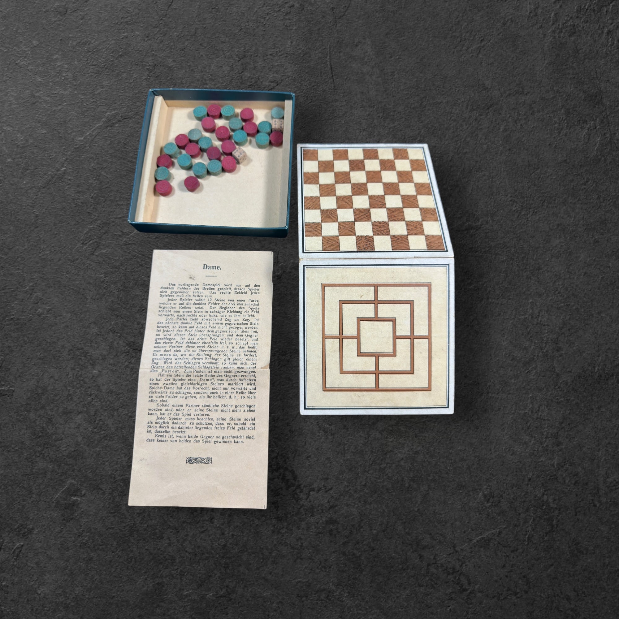 Soldatenspiel "Dame-Mühle-Puff"