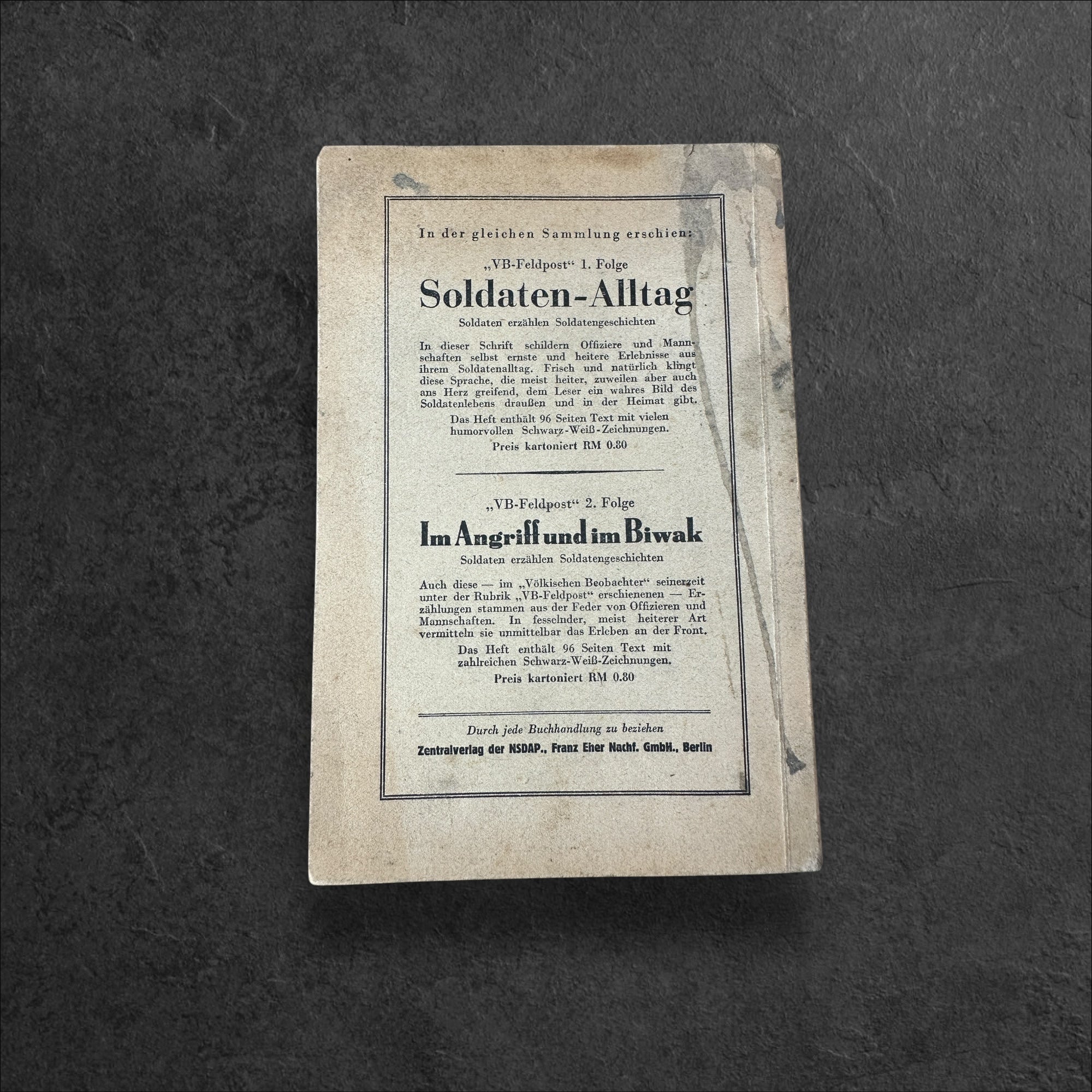 Buch "VB-Feldpost"