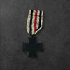 Witwenkreuz mit Verleihungsurkunde