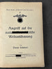 SS-Buch "Angriff auf die nationalsozialistische Weltanschauung"