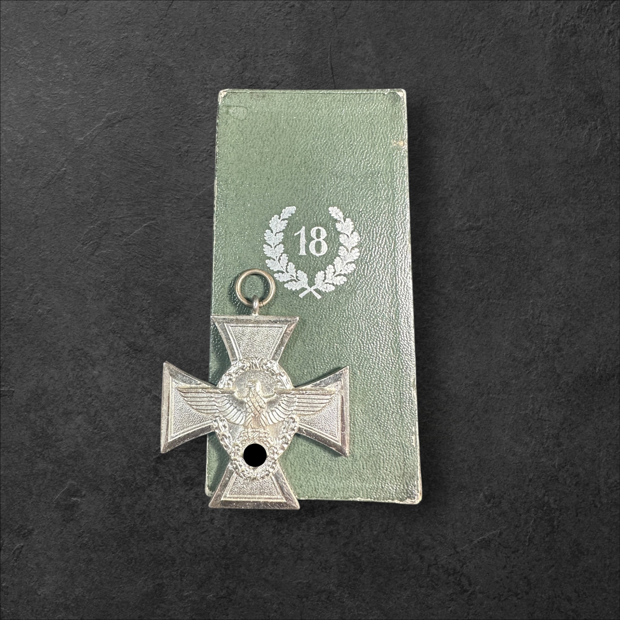 Dienstauszeichnung der Polizei 2.Stufe für 18 Jahre 1938